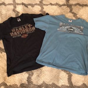 Harley-Davidson Tee Shirts set of two. Men’s XL